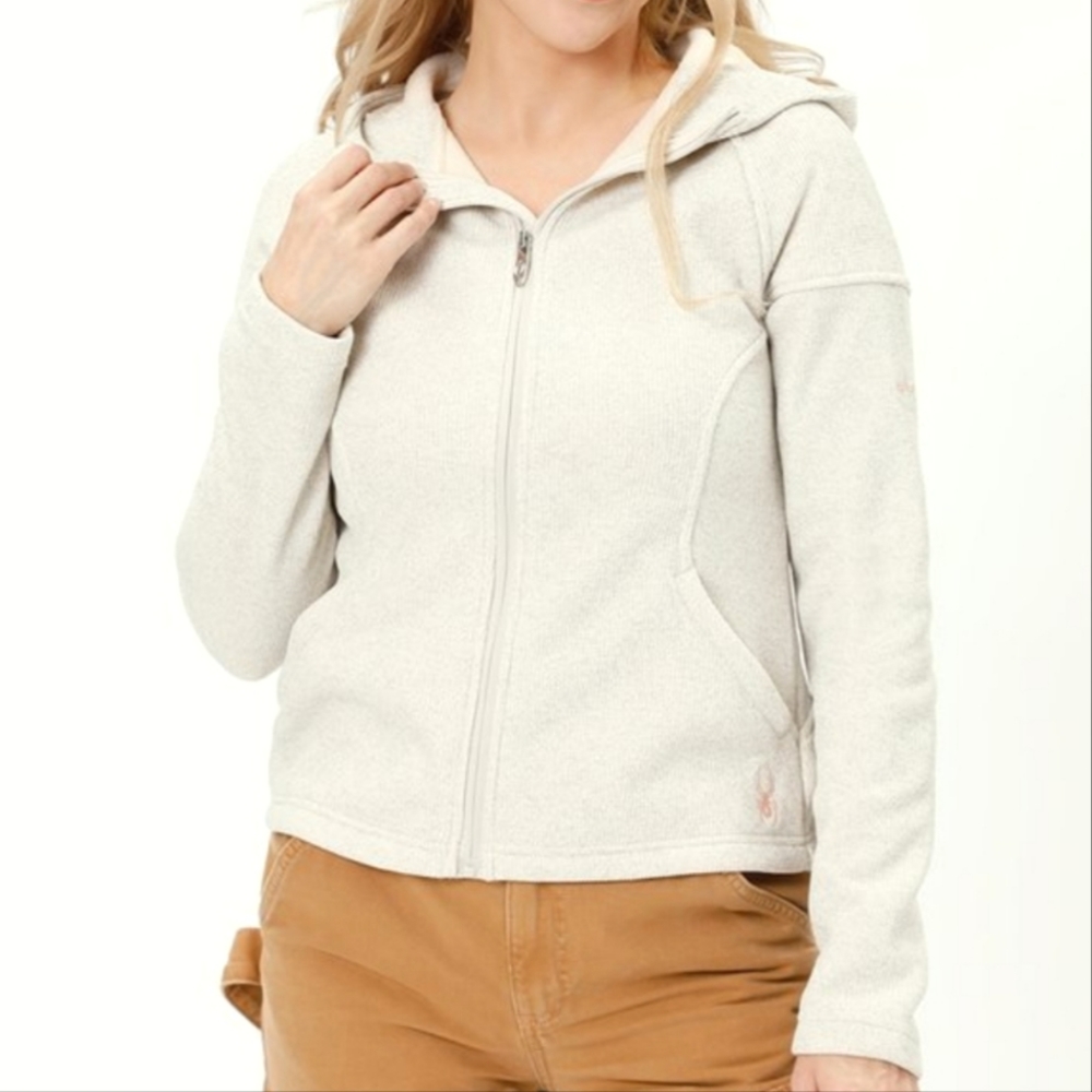 Oatmeal Heather Cara Full-Zip Jacket